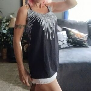NWOT Embellished looking top